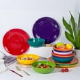thumbnail image 4 of Zainca 8-inch Melamine Bowl, 40-ounce Salad/Pasta/Dinner Bowl, Set of 6 Multicolor, 4 of 5