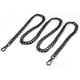 thumbnail image 3 of Cadena De Metal Cadena De Metal Correa de repuesto para bolso de hombro con asa de cadena de Bolso de metal de 120 cm (negro), 3 of 6