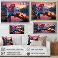 thumbnail image 4 of Designart "Radiant Sunset Plumage Of Red And Blue Parrots" Parrot Canvas Art Print, 4 of 7