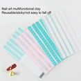 thumbnail image 2 of opvise Nail Art Clay 96 Grids Good Stickiness Flexible Reusable Removable Nail Adhesive Glue Clay Sticky White, 2 of 8