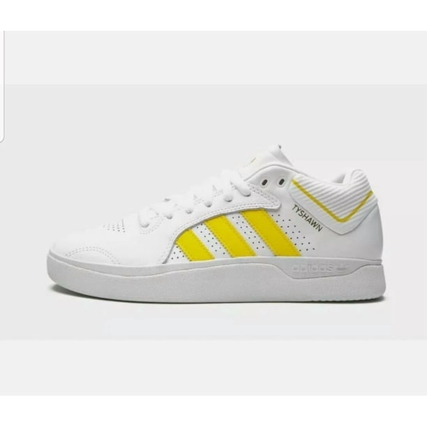 Sz 12 Ad-id-as Tyshawn Jones Skateboarding Cloud White Yellow Gold FY7476 New