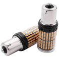 thumbnail image 4 of 2Pcs Super Bright No Hyper Flash 1156 Canbus Car Led Light BA15S P21W 144SMD 3014 Chips Car Led Turn Signal Reverse Tail Light Led Backup Bulbs, 4 of 5