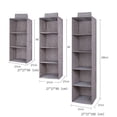 thumbnail image 3 of Hanging Closet Organizer Washable Hanging Closet Storage Hanging Organizer, 3 of 9