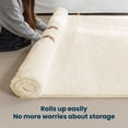 thumbnail image 6 of Sleep Zone Ultra-Soft Plush Area Rug 2×3 Feet, Beige Non-Slip Fuzzy Rug for Entryway/Bedroom, 6 of 9