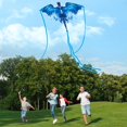thumbnail image 3 of Kite Crogift Dragon Blue para adultos y niños de 4 a 12 años, 3 of 9