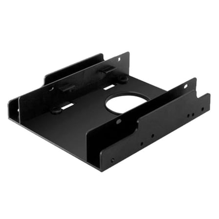 3.5 Inch to 2.5 Inch SSD/HDD Hard Drive Drive Bay Adapter Mounting Converter,Double Bay