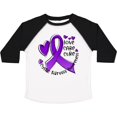 thumbnail image 3 of Inktastic Love, Care, Cure Cystic Fibrosis Awareness Purple Ribbon Boys or Girls Toddler T-Shirt, 3 of 5
