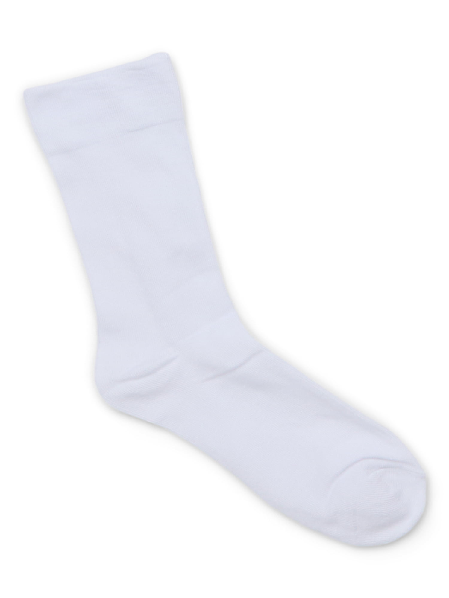 Joyspun Women's Essentials Crew Dress Socks, 6-Pack, Fits Shoe Sizes 4-10