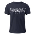 thumbnail image 3 of Sngxgn Men's Tee Summer Top Print Vintage Casual Short Sleeve T-Shirt(Navy,XXL), 3 of 4