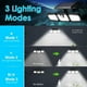 thumbnail image 5 of Luz Solar Para Exteriores 360 Grados Ajustable 6500K Led Luces Solares Detector De Movimiento Luz De Seguridad Solar Para Exteriores Para Entrada Garaje Patio Eigraketly HA036054-00, 5 of 6
