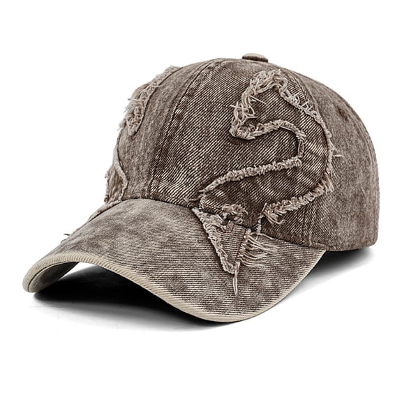 QASIEATN Cozy Visor Hat for Women American Baseball Cap Soft Top Washed Baseball Cap Versatile Sun Hat Fall Fashion Accessories