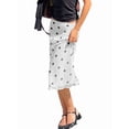 thumbnail image 3 of Women'S Summer Polka Dot Mesh Midi Skirt Casual High Waist Ruched Boho Skirts White L, 3 of 9