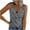 B, variant on Women Independence Day Print Tank Tops Summer Casual Ribbed Sleeveless Basic Cami Top Slim Henley Button Down T Shirts Blouses O L, US Size 8