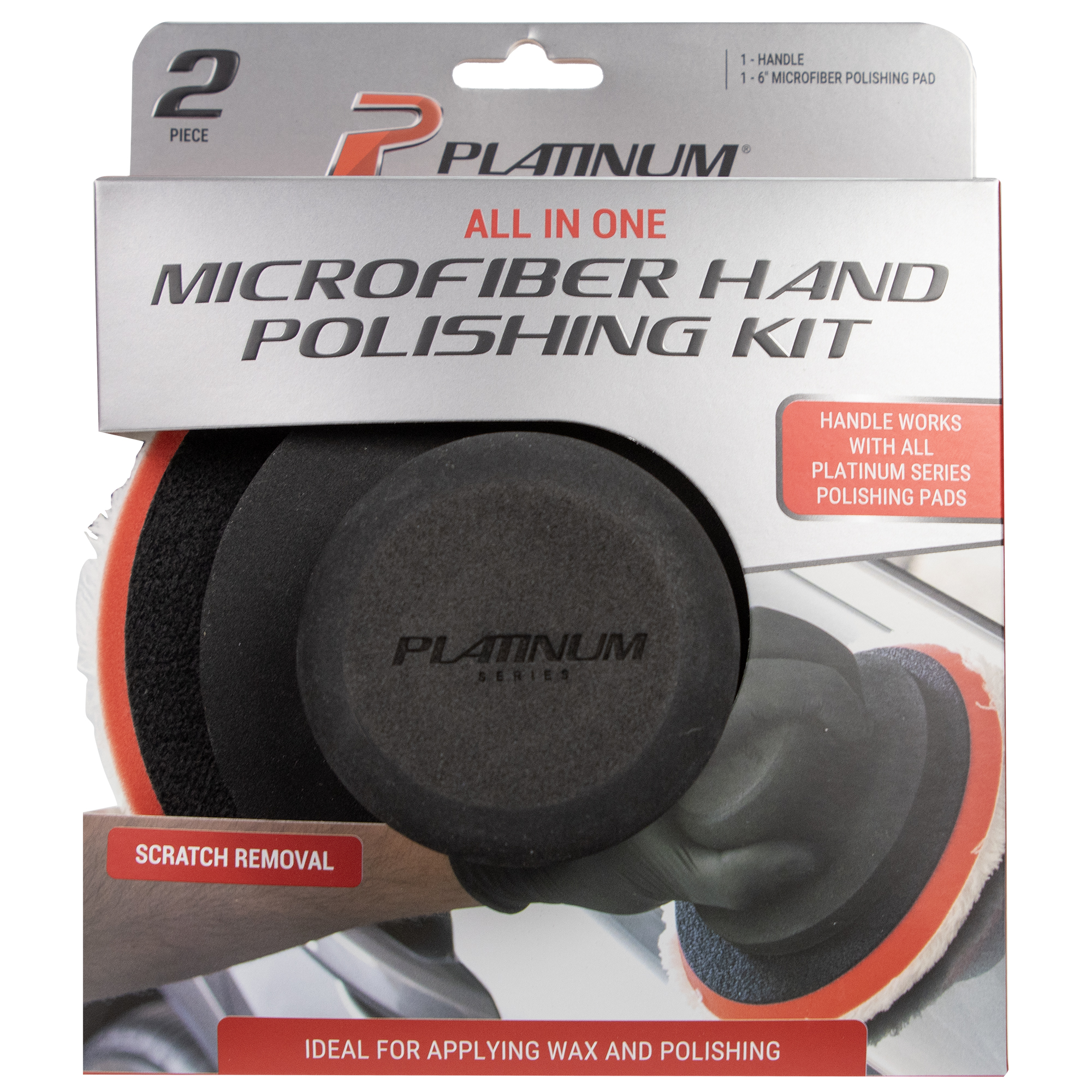 Platinum Series Car Scratch & Swirl Remover Hand Correction System, 6 In.