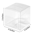 thumbnail image 5 of 50 Piezas Cajas de PláStico Transparente para Regalos Caja de Embalaje de Pvc Embalaje de Regalo Caja de Dulces Transparente Cajas de Regalo de Boda Favores de Fiesta, 5 of 5