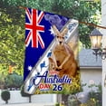thumbnail image 2 of FLAGWIX American Flag - Kangaroo Australia Flag Happy Australia Day MLH2110F - House Flag (29.5" x 39.5"), 2 of 4