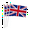 B, variant on Wovilon -Union Jack Bunting, -Vivid Color Hand Waving Bunting for Queens -Platinum -Jubilee, Fade Resistant -Union Jack Flags for Sports and -National Celebrations
