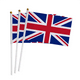 thumbnail image 2 of Xihbxyly Oferta Del Dia -Union Bunting, -Banderines Of Color para Agitar Las Manos para Reinas -Platino -, Desvanecimiento -Banderas de Unión para Deportes y -Celebraciones Nacionales, 2 of 2