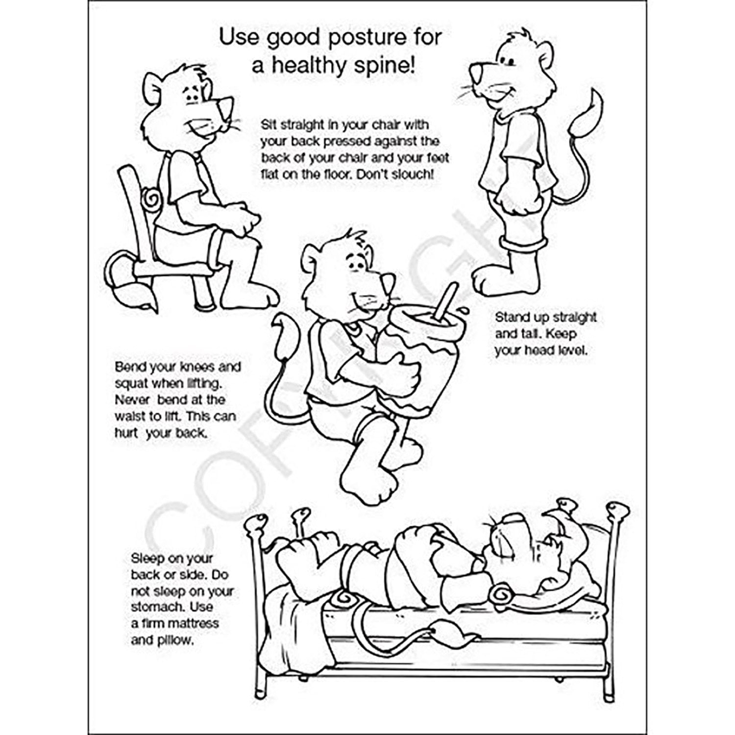 ZoCo: 25 Pack - A Visit to The Chiropractor Kid's Coloring & Activity Books