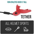 thumbnail image 2 of Protector bucal SISU Tether Adult Intense Red 2.0 mm para atletas, 2 of 6