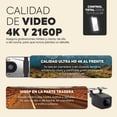 thumbnail image 4 of Dashcam para Auto 4K – Espejo Retrovisor con Cámara Frontal y Trasera de 12”, Pantalla Táctil, Visión Nocturna, Grabación en Bucle y Cámara de Reversa | Mastery Brand, 4 of 7