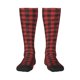 thumbnail image 1 of Balery Red Black Plaid Calcetines novedosos Calcetines deportivos Calcetines hasta la rodilla Calcetines de algodón Calcetines originales y geniales, 1 of 6