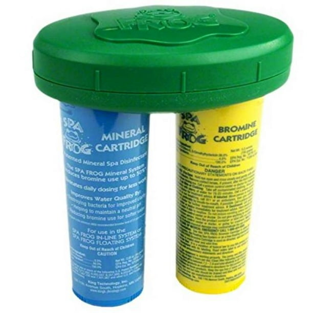 Spa Frog Hot Tub Pool Soft Water Floating Mineral Bromine Sanitizer