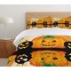 thumbnail image 5 of Juego de funda nórdica, espeluznante Jack o' Lantern tallado y murciélagos de luna llena y tumba, 5 of 6