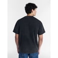 thumbnail image 3 of Halloween Boxy Fit Moon Skeleton Graphic Tee Shirt, Men's Sizes XS-4XLT, 3 of 5
