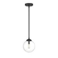 thumbnail image 4 of Trade Winds Chelsea Glass Pendant Light in Matte Black, 4 of 5