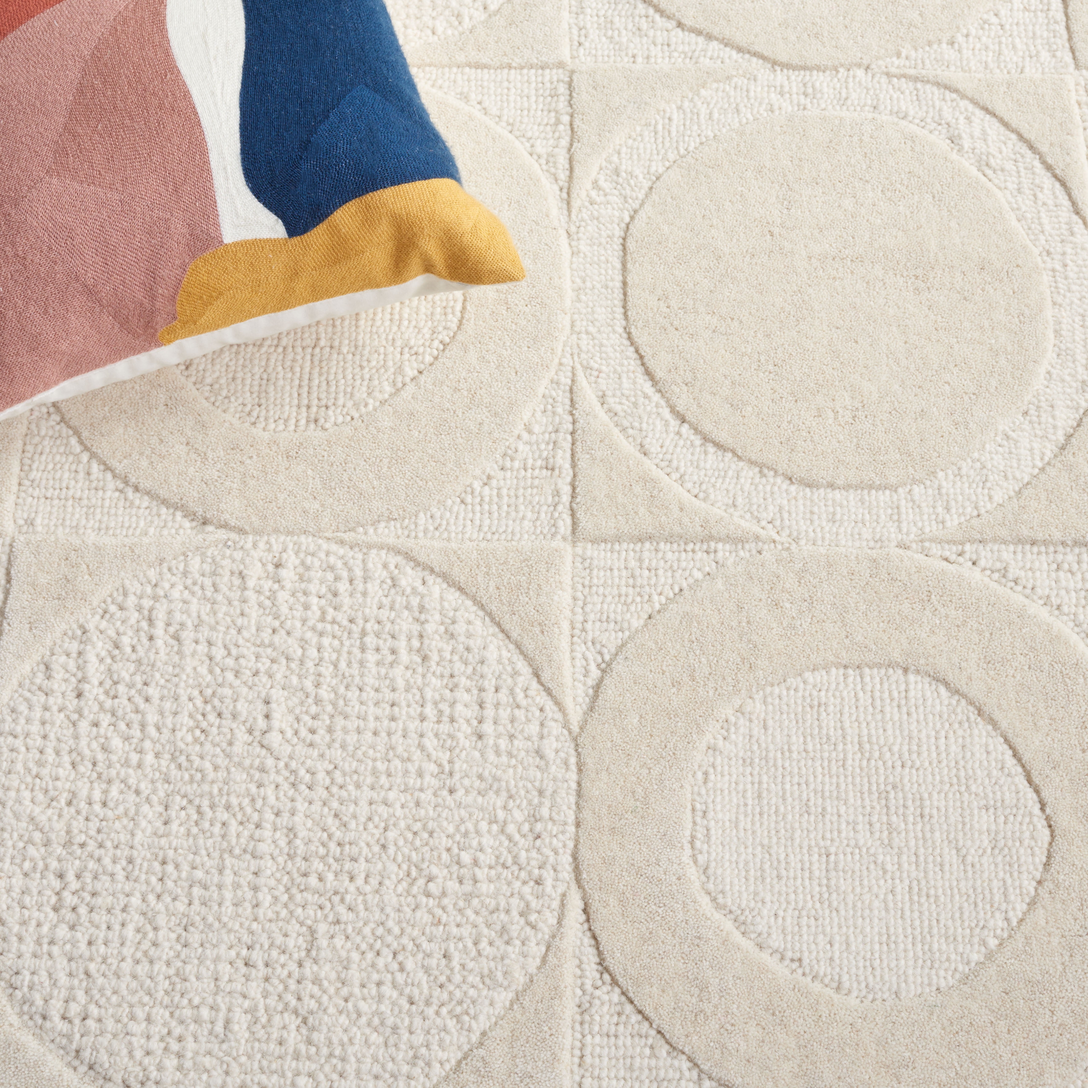 SAFAVIEH Soho Franklin Abstract Area Rug, Beige/Ivory, 4' x 6'