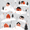 Cartoon Red Houses, variant on Yayeee Faucet Mat for Kitchen Sink 14.7" Diatomite Long Splash Guard Pad, Christmas Cookies