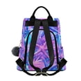 thumbnail image 2 of FORMRS Women's Travel Backpack Purse Anti-Theft Hidden Pockets Casual Shoulder Bag, Purple Starfish Pattern, 2 of 7