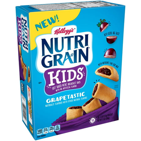 Kellogg's Nutri-Grain Kids Grapetastic Bites Mini Breakfast Bars 13 oz
