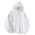thumbnail image 2 of Sudadera con Capucha para Mujer, Sudadera con Capucha de Manga Larga Y Bolsillo con Cordón, Sudaderas con Capucha para Trabajar, Caminar, Ir de Compra , SG, 2 of 8