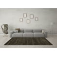 thumbnail image 3 of Ahgly Company Machine Washable Indoor Rectangle Abstract Brown Contemporary Area Rugs, 2' x 5', 3 of 4