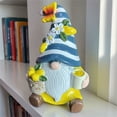 thumbnail image 6 of Garden Gnome Figurine With Lemon Butterfly Accents, 1Pc Rustic Countryside Tabletop Decor, Home Desktop Ornament For Living Room Bedroom Patio Office Garden, 6 of 6