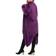 thumbnail image 7 of YouLoveIt Plus Size Women Velvet Cardigan Long Sleeve Loose Women Outerwear Long Sleeve Open Front Drape Cardigans Women Long Sleeve Shirt Women Velour Coat, 7 of 7