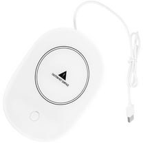 unbranded USB Heat Preservation Beverage Constant Temperature Cup Warmer Desktop Coasters Heating Pad for Office Home Travel (White)