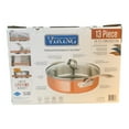 thumbnail image 2 of Viking 13-Piece Tri-Ply Copper Cookware Set, 2 of 2