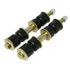 Energy Suspension Universal End Link 3 3/8-3 7/8in - Black Fits select: 1966 FORD MUSTANG, 1966-1982 CHEVROLET CORVETTE
