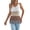 Khaki, variant on Women'S Hollow Out Fringe Knitted Tank Top Sheer Sleeveless Long Vest V Neck Color Block Boho Vest Khaki L