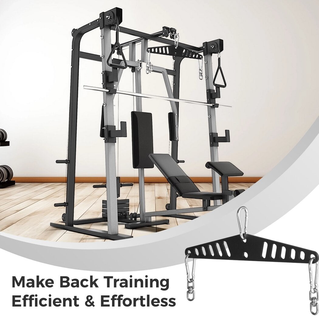 Workout Weight Spreader Bar Back Stretch Expand Bar Back Arm Training Accessory Pull Up Down Trainer Crossover Machine Attachment for Home Gym Pulley System Walmart