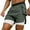 Green, variant on DDAPJ pyju Mens Quick Dry Athletic Shorts with Compression Liner Swim Trunks 2 in 1 Workout Shorts with Cargo Pockets Black M