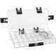 thumbnail image 1 of Caja de almacenamiento de paleta de pintura de 24 compartimentos hermética que se mantiene húmeda para acuarela, gouache, pintura acrílica y al óleo, 1 of 4