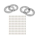 thumbnail image 2 of 4pcs Aluminum Alloy Rim Lock Rings For Axial SCX10 90046 1/10 RC Car, Firmly Mount Tires, Reusable, Increased Wheel Stability, 2 of 8