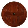 thumbnail image 3 of Bare Decor Indoor/Outdoor Lazy Susan in Genuine Teak Wood, Large 24" Round, 3 of 5