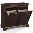 thumbnail image 4 of Crosley Furniture Lydia MDF/Solid Wood Laundry Hamper in Espresso, 4 of 7