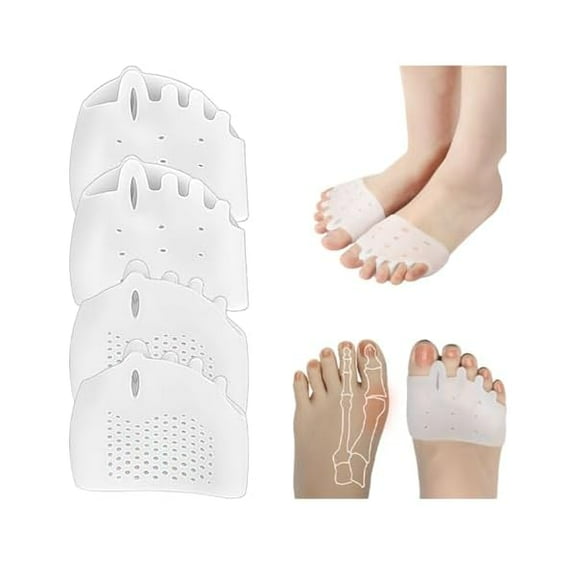 OAO Hyggear toe separators for Women & Men, ball of foot bunion corrector Hyggear toe spacers ,toe protectors women,4-Pairs bunion pads,2025 New Hygear (2)