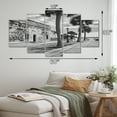 thumbnail image 4 of Designart "Monochrome Sunshine State Vista I" Florida Metal Wall Art Set, 4 of 5